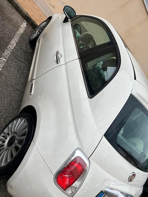 Usata Fiat 500 75 CV (55 kW) 2010 Bianco Berlina