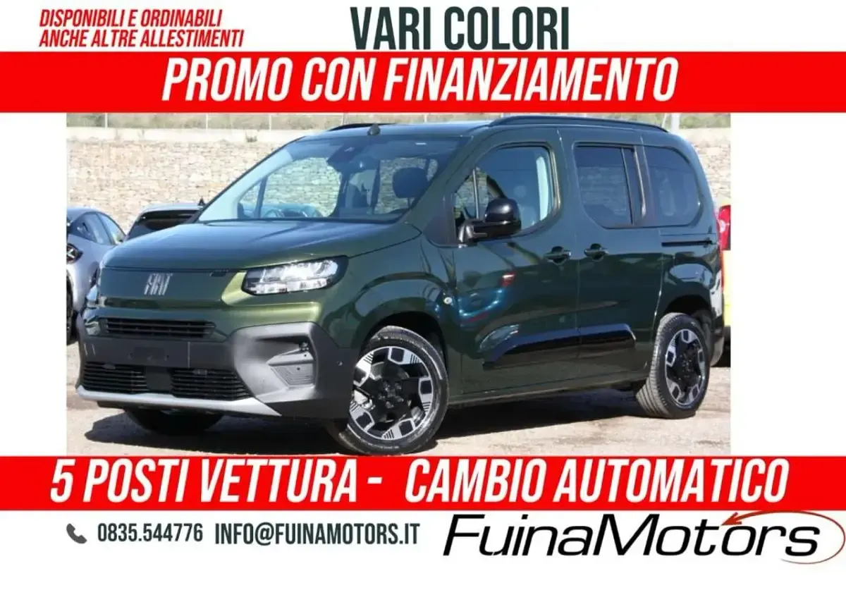 Nuova Fiat Doblò La Prima 131 CV (96 kW) 2026 Blu Monovolume