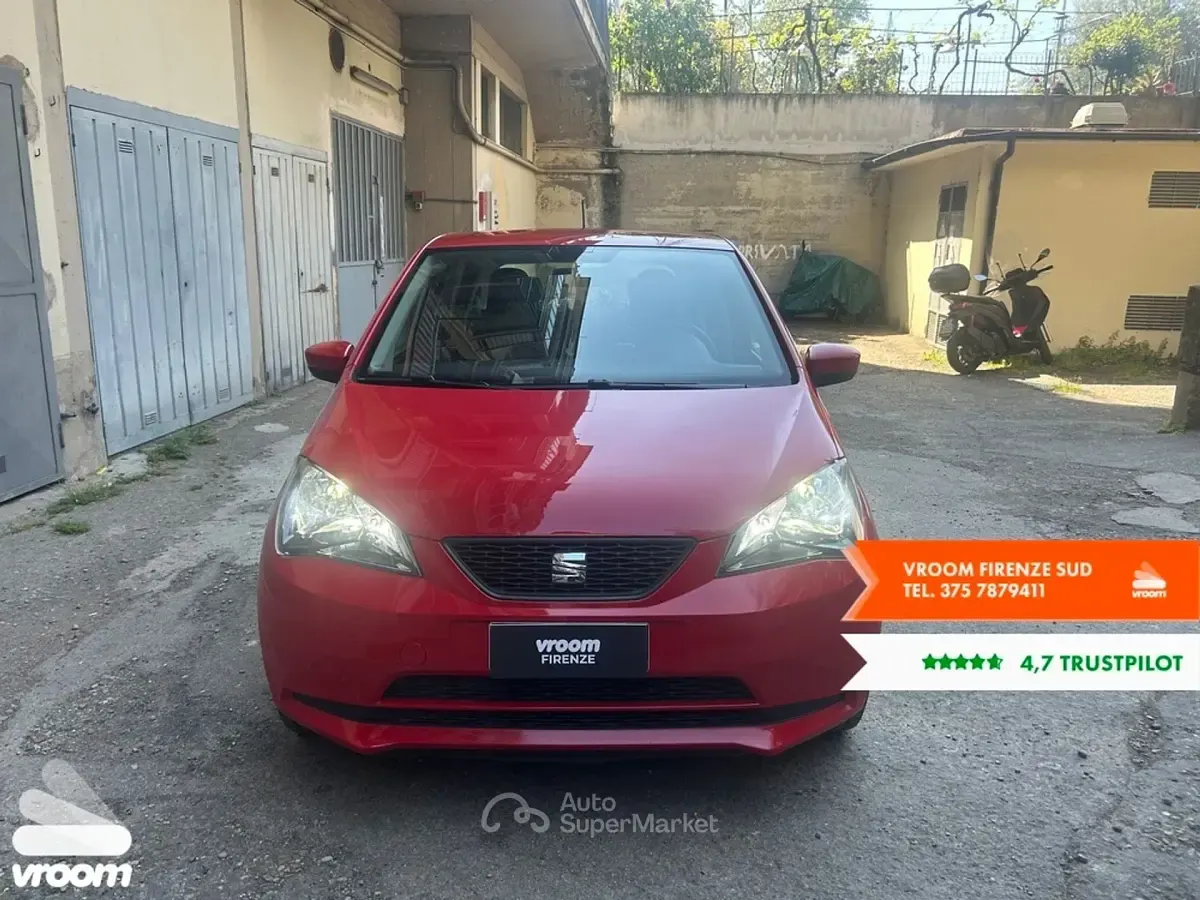 Usata Seat Mii Style 60 CV (44 kW) 2016 Rosso Utilitaria