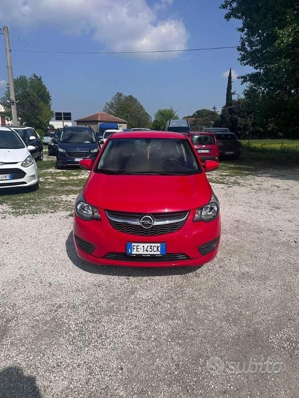 Usata Opel Karl 75 CV (55 kW) 2016 Rosso Utilitaria