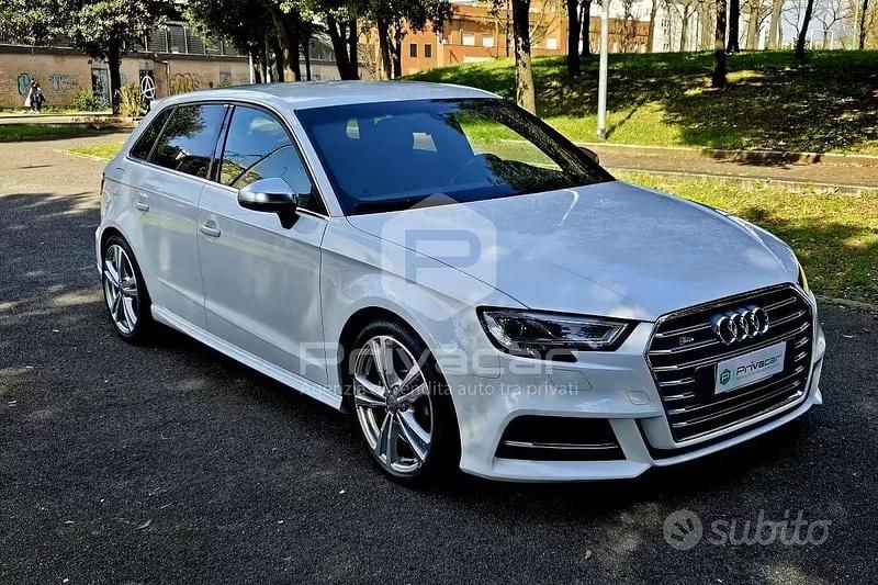 Usata Audi S3 Sportback Comfort 310 CV (228 kW) 2017 Bianco Utilitaria