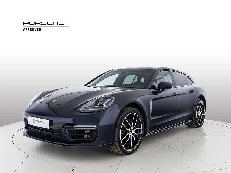 Blu notte metallizzato Usata 2023 Porsche Panamera Platinum Edition Tre volumi | 97.800 € (Molto cara) - Immagine 1/4
