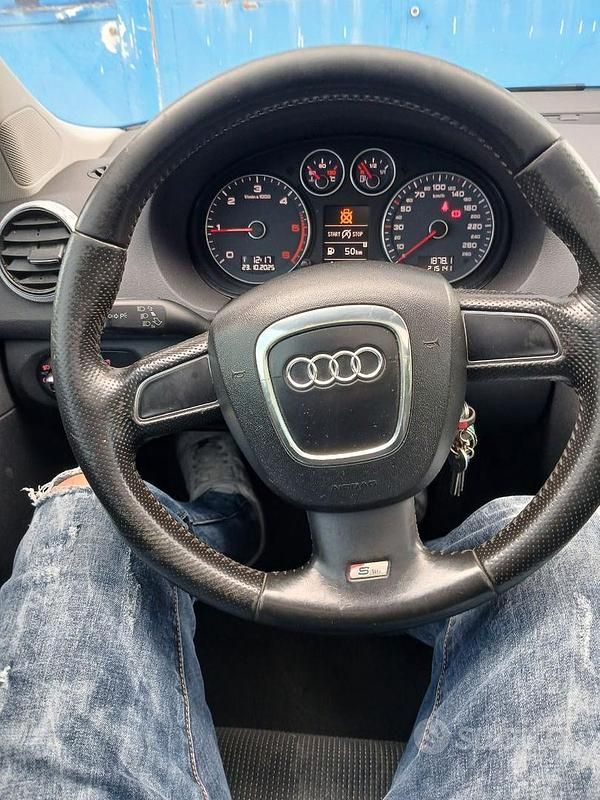 Usata Audi A3 S-Line 150 CV (110 kW) 2011 Bianco Berlina