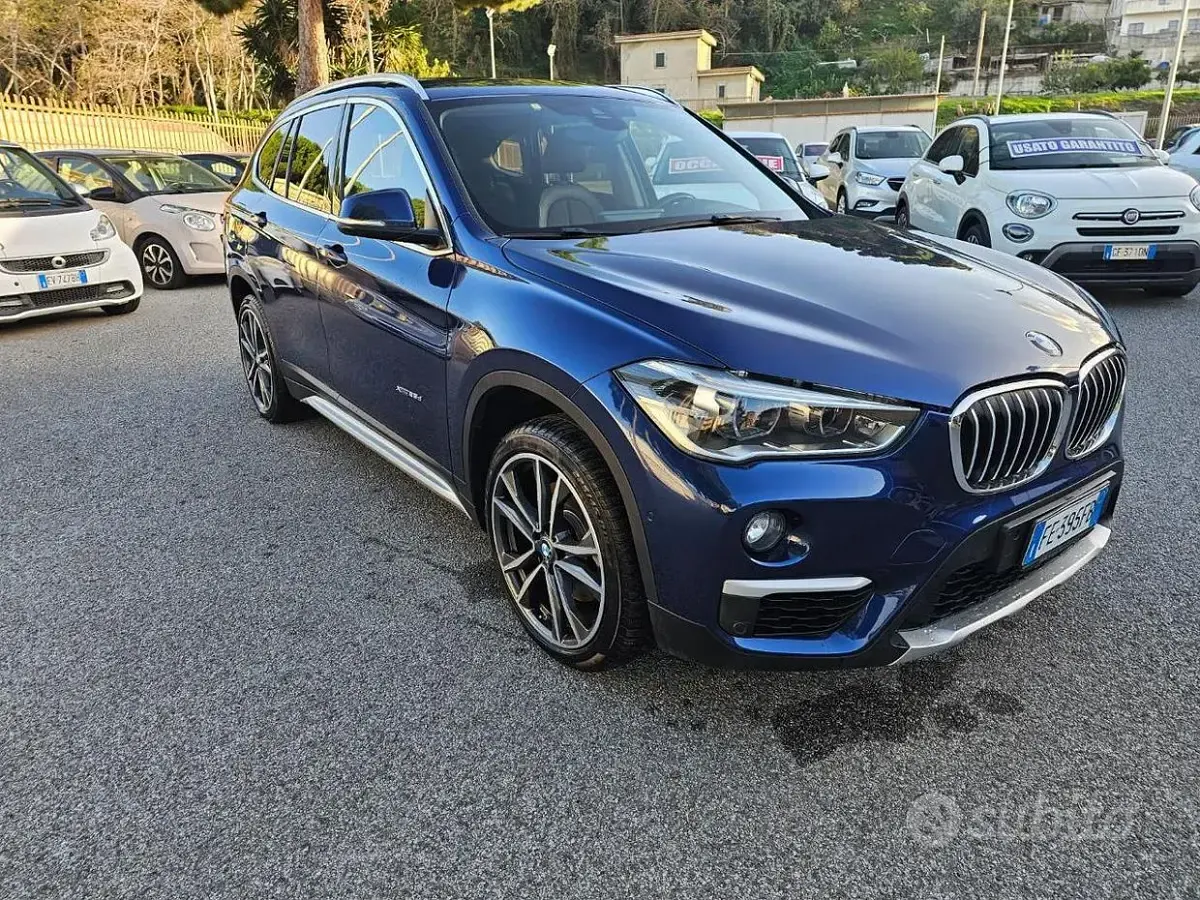 Usata BMW X1 xLine 231 CV (169 kW) 2016 Blu SUV