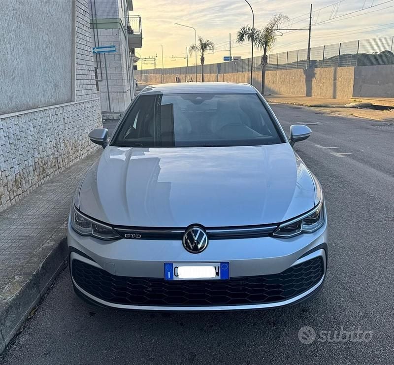 Usata VW Golf VII GTD 200 CV (147 kW) 2021 Grigio Utilitaria