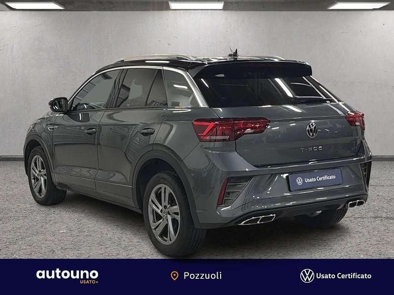 Usata VW T-Roc R-line 110 CV (80 kW) 2023 Indium grey metallizzato SUV