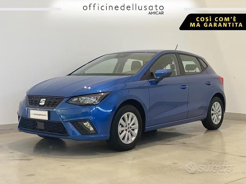 Usata Seat Ibiza Style 90 CV (66 kW) 2023 Blu zaffiro Utilitaria