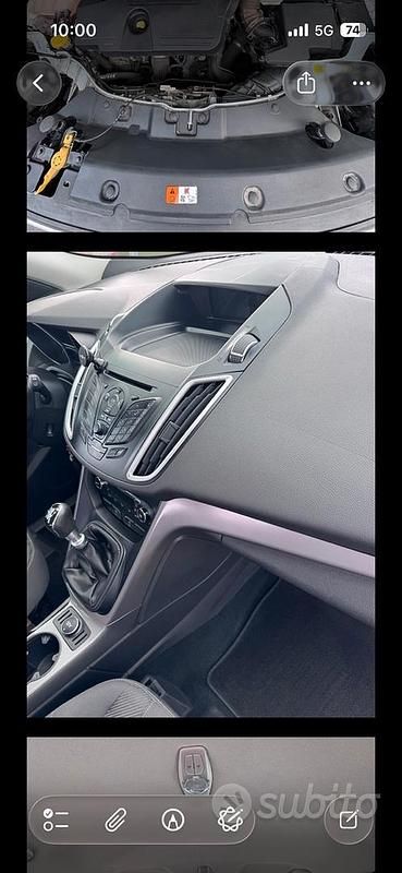 Usata Ford Kuga Business Edition 120 CV (88 kW) 2015 Bianco SUV