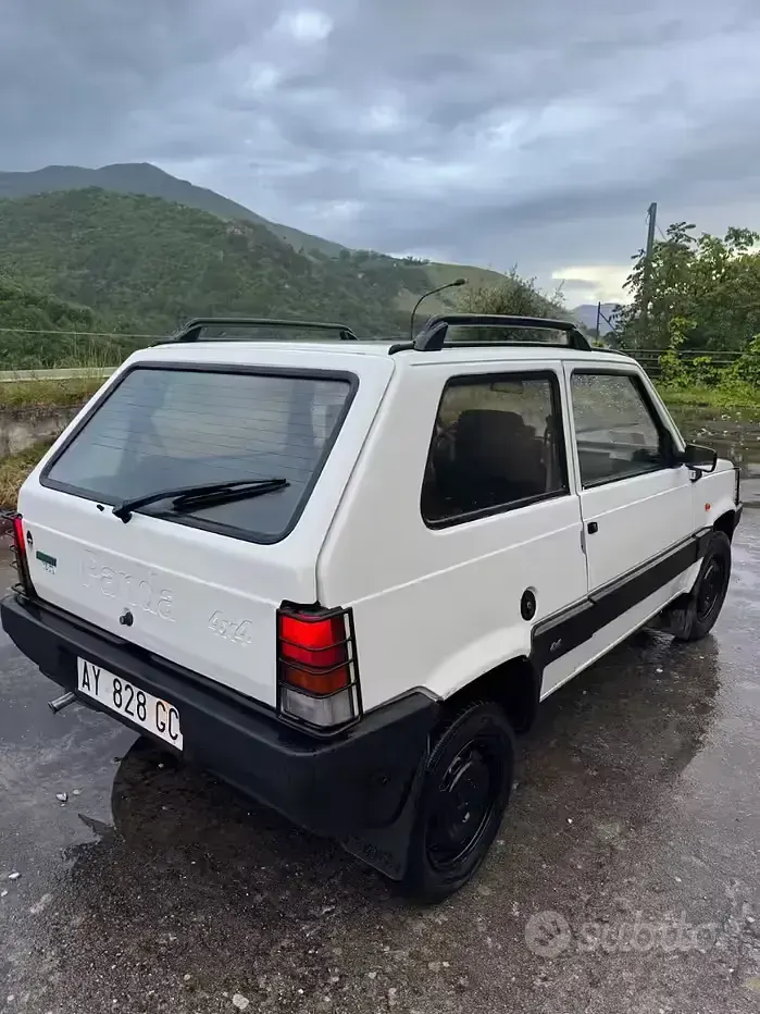 Usata Fiat Panda 4x4 54 CV (39 kW) 1998 Bianco Utilitaria
