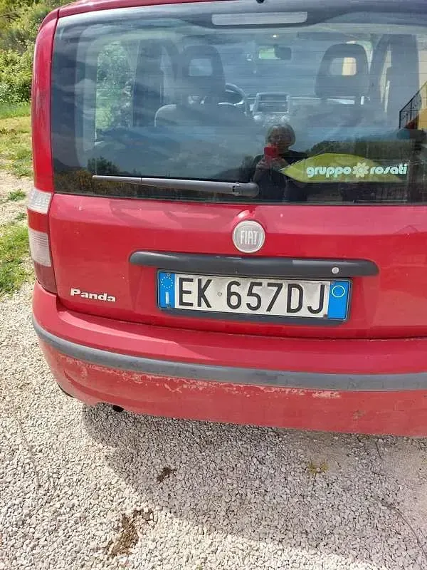 Usata Fiat Panda 69 CV (50 kW) 2011 Rosso Utilitaria
