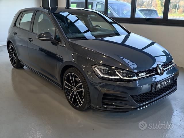 Usata VW Golf VII GTD 184 CV (135 kW) 2018 Grigio scuro Berlina