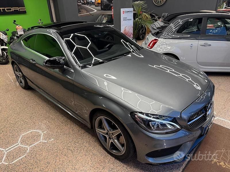 Usata Mercedes C250 Premium Plus 204 CV (150 kW) 2016 Grigio Berlina