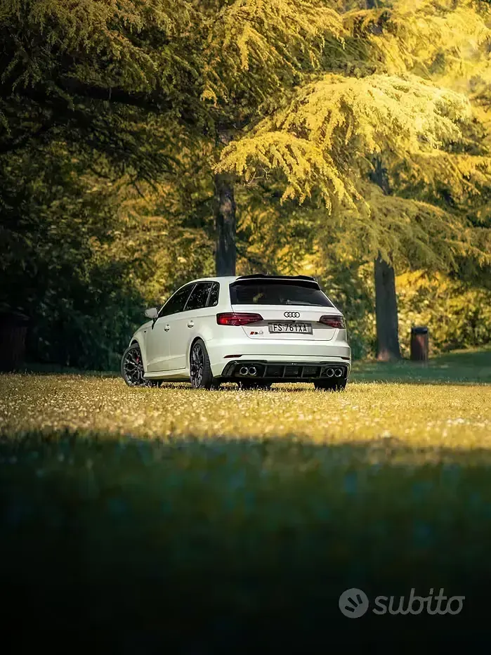 Usata Audi A3 S-Line 110 CV (80 kW) 2019 Bianco Berlina