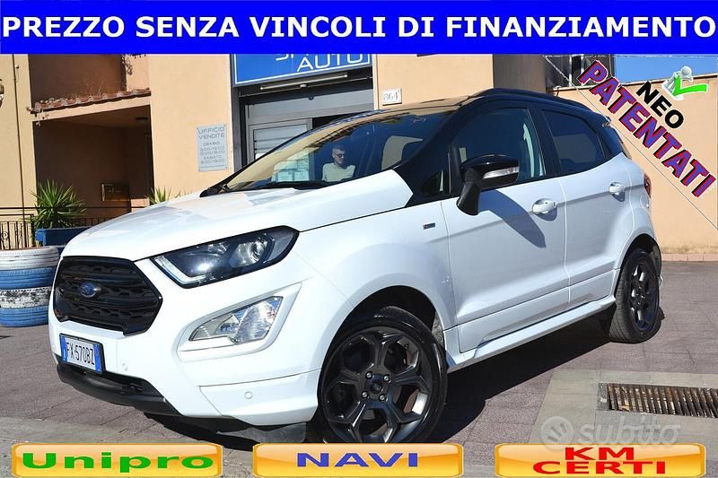 Usata Ford Ecosport ST-Line 125 CV (91 kW) 2019 Bianco SUV