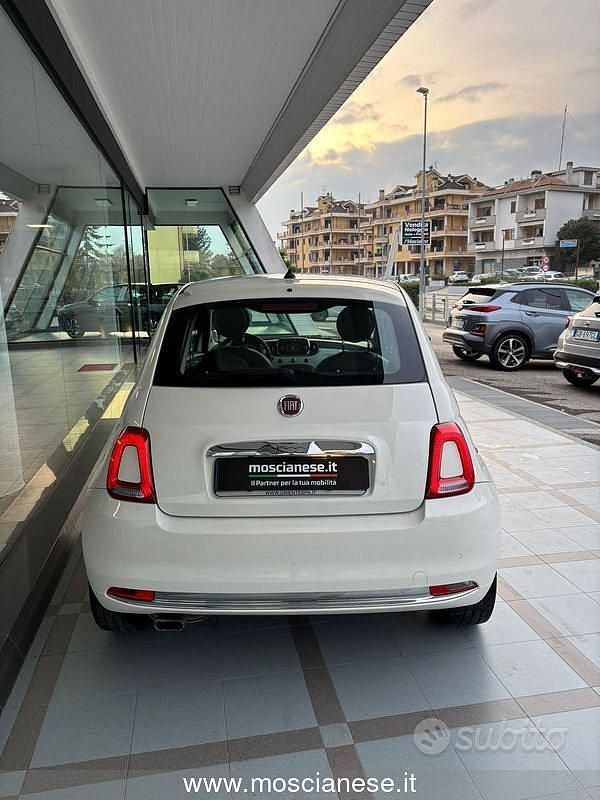 Usata Fiat 500 Lounge 69 CV (50 kW) 2016 Bianco Berlina