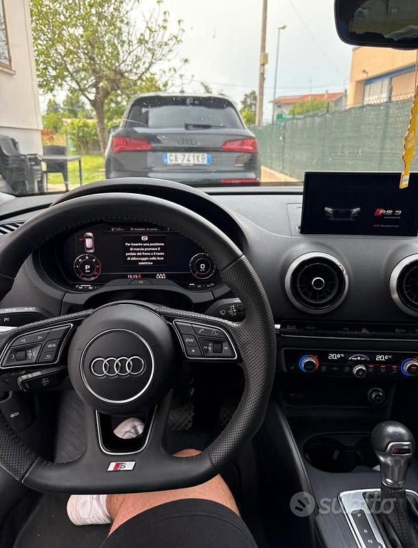 Usata Audi A3 S-Line 184 CV (135 kW) 2019 Nero Berlina
