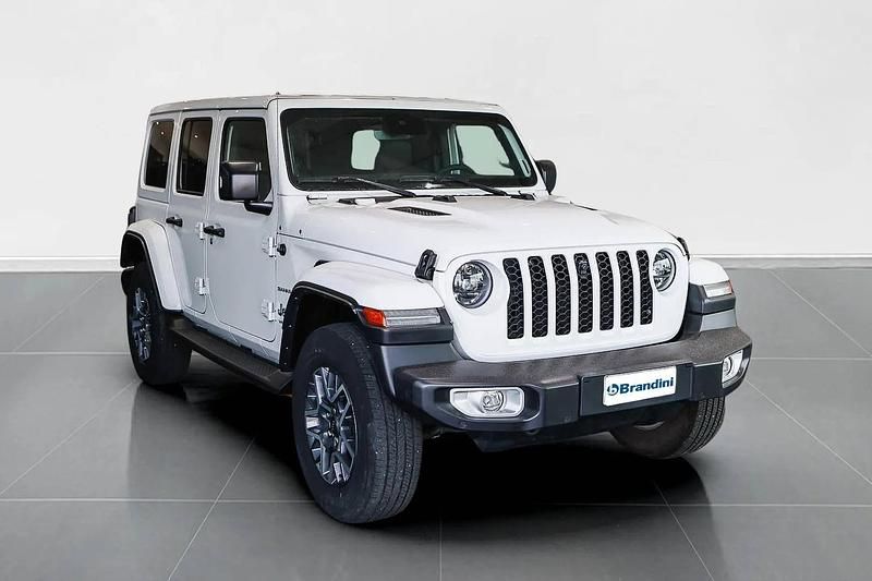 Usata Jeep Wrangler Unlimited Sahara 379 CV (278 kW) 2024 Bright white SUV
