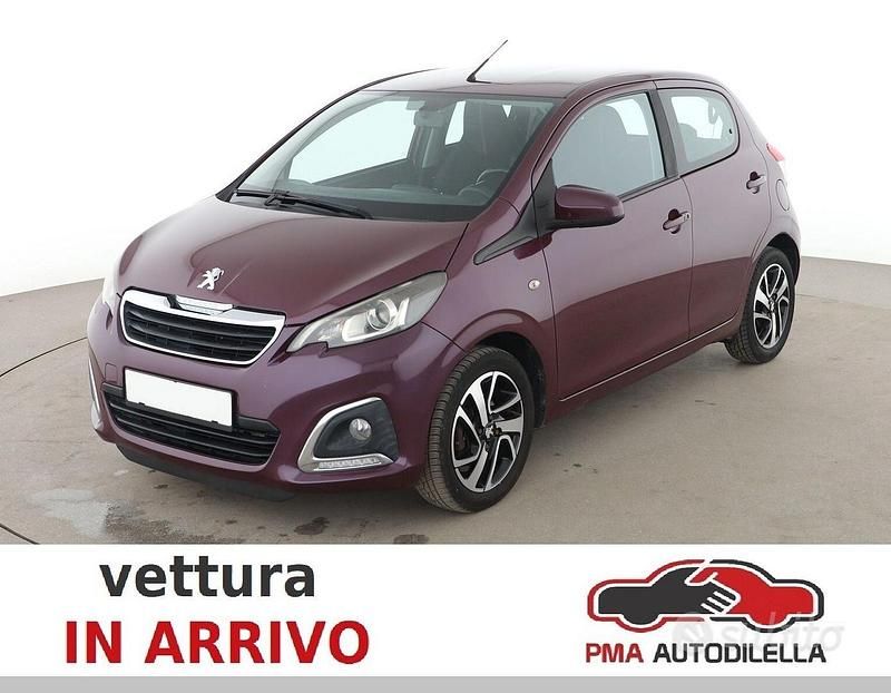 Usata Peugeot 108 Allure 70 CV (51 kW) 2017 Viola Utilitaria