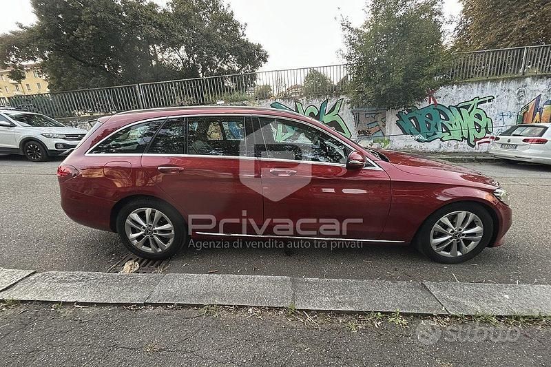 Usata Mercedes C200 160 CV (117 kW) 2018 Rosso Station wagon