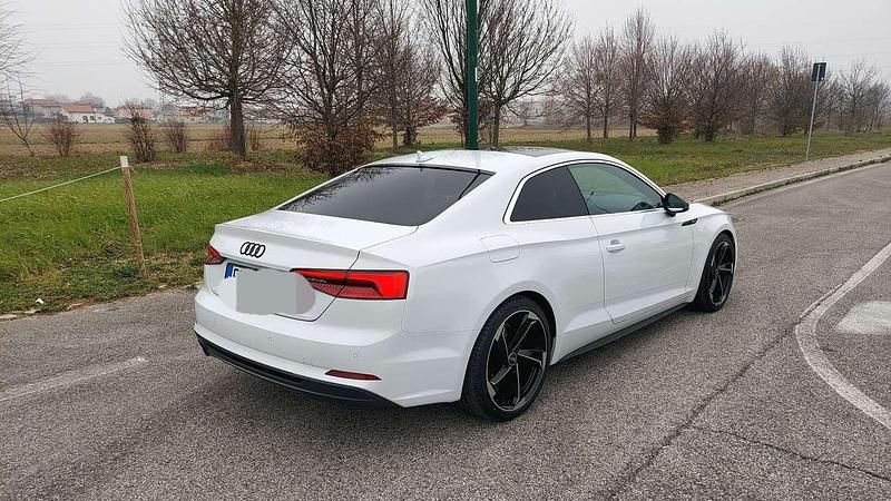Usata Audi A5 Design 190 CV (139 kW) 2017 Bianco Coupé