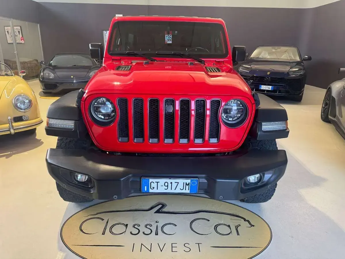 Usata Jeep Wrangler Unlimited Rubicon 200 CV (147 kW) 2019 Rosso SUV