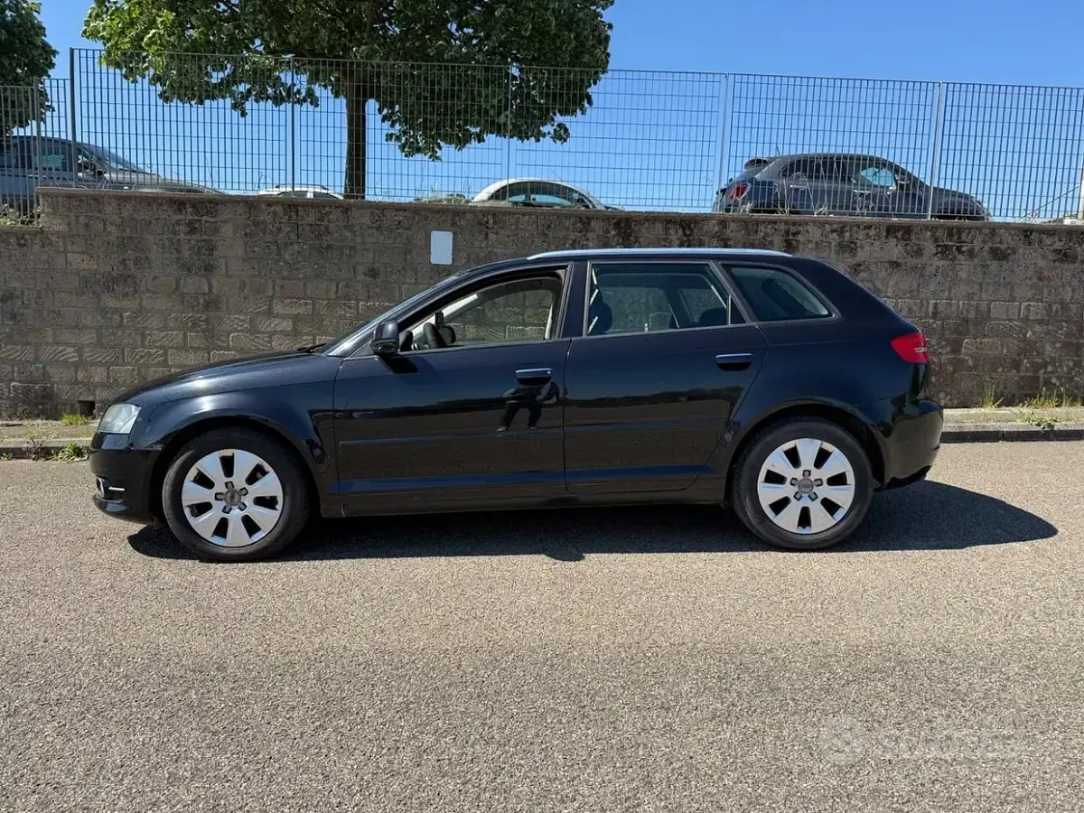 Usata Audi A3 Ambition 90 CV (66 kW) 2012 Nero Utilitaria