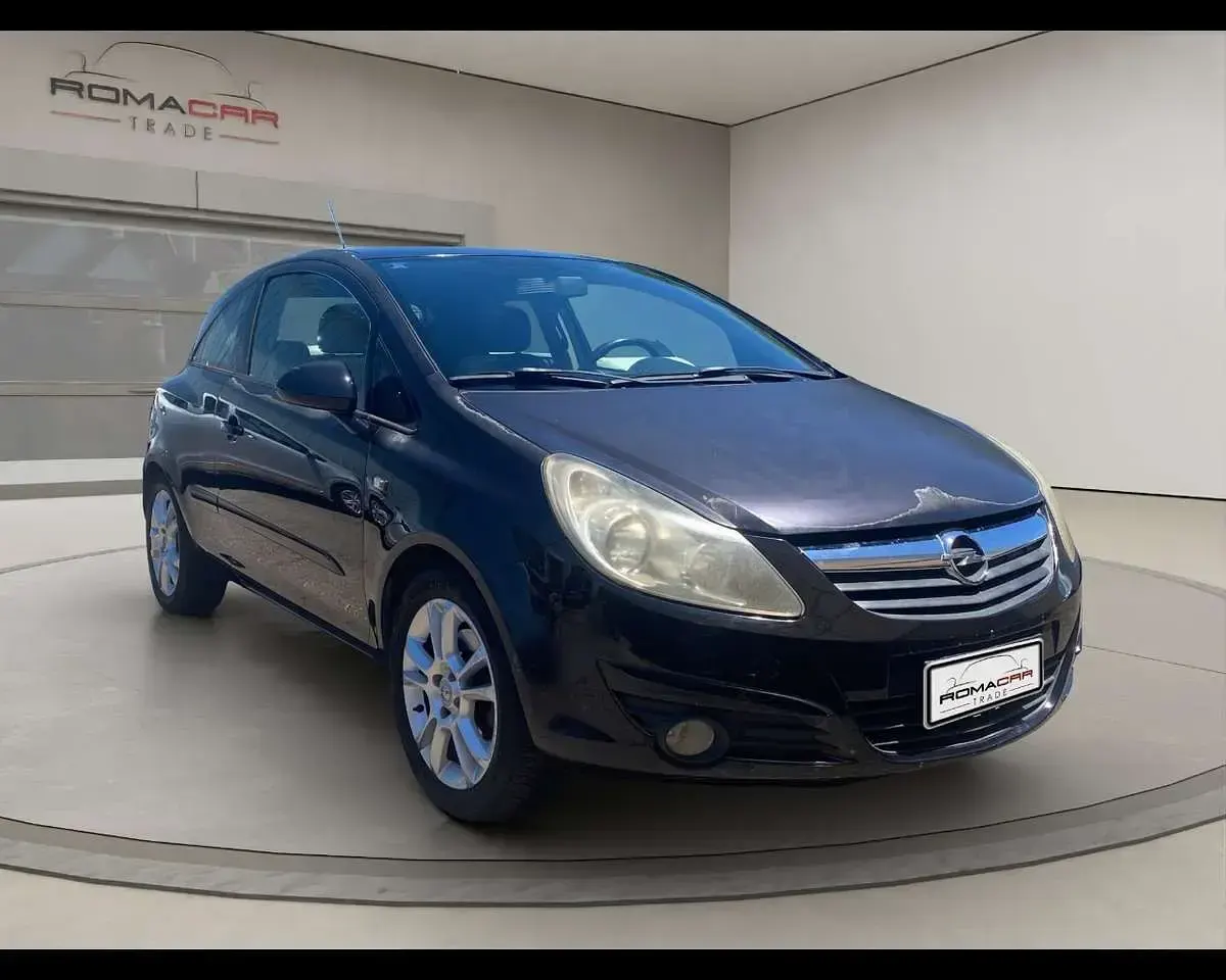 Usata Opel Corsa Sport 90 CV (66 kW) 2008 Nero Utilitaria