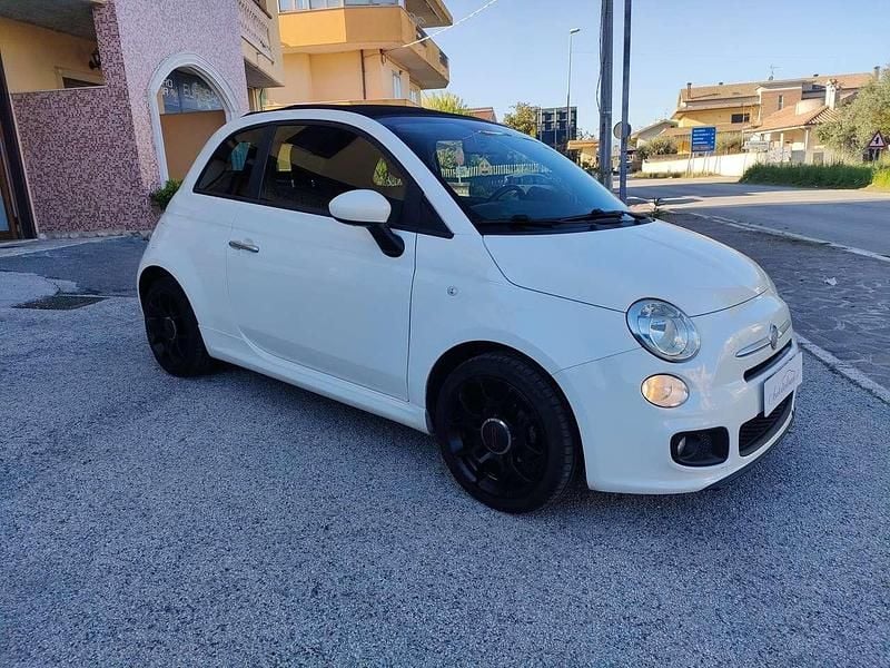 Usata Fiat 500C S 69 CV (50 kW) 2014 Bianco Cabrio
