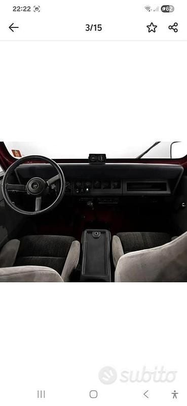Occasion Jeep Wrangler 118 ch (86 kW) 1989 Rouge SUV