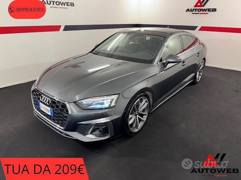 Usata Audi A5 S-Line 190 CV (139 kW) 2020 Grigio Berlina