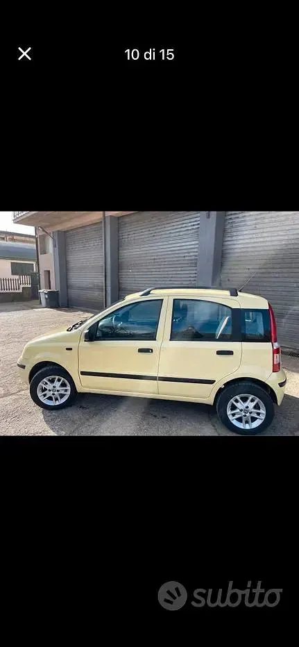 Usata Fiat Panda 60 CV (44 kW) 2008 Giallo Utilitaria