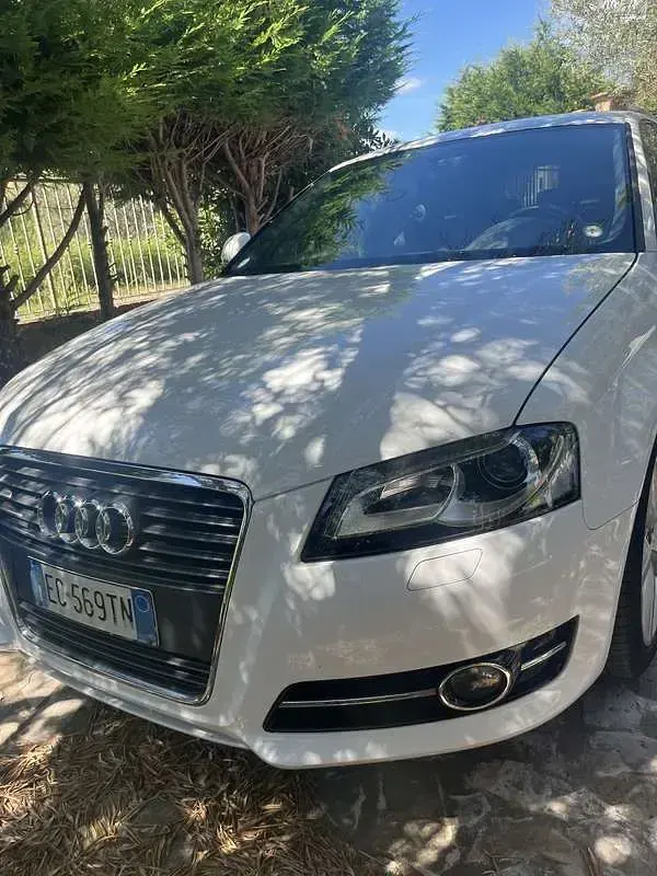 Usata Audi A3 Ambition 170 CV (125 kW) 2010 Bianco Utilitaria