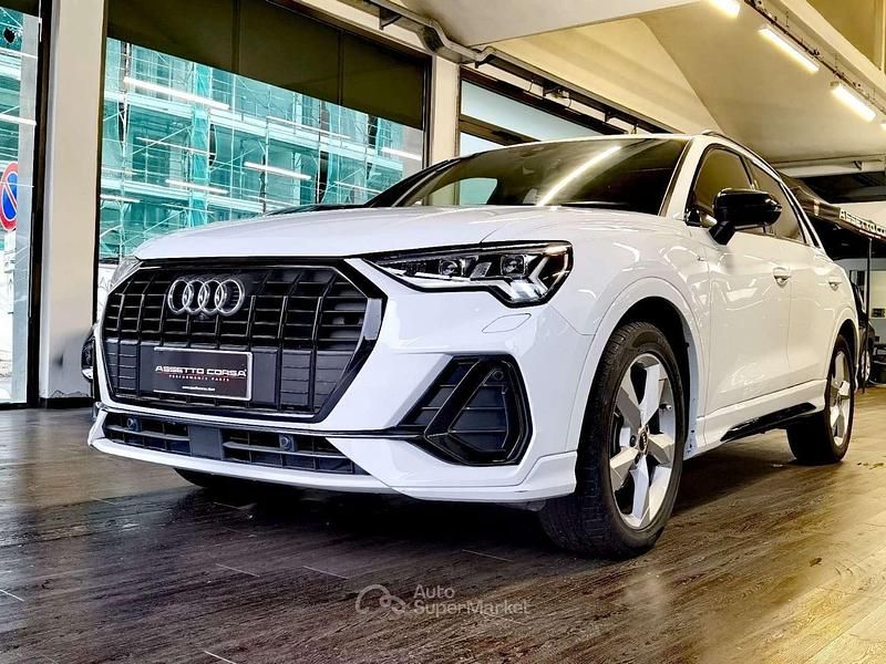 Bianco Usata 2019 Audi Q3 S-Line SUV | 30.500 € (Molto cara) - Immagine 1/4