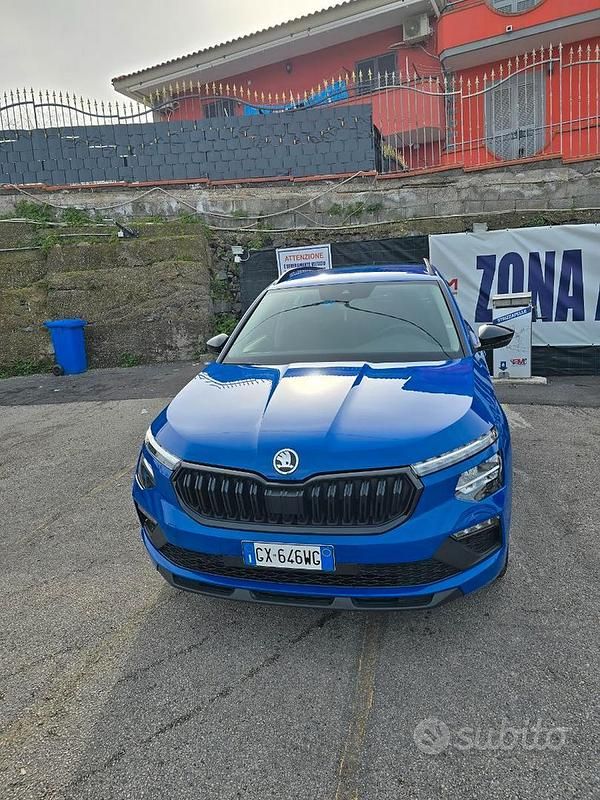 Usata Skoda Kamiq 95 CV (69 kW) 2024 Blu SUV