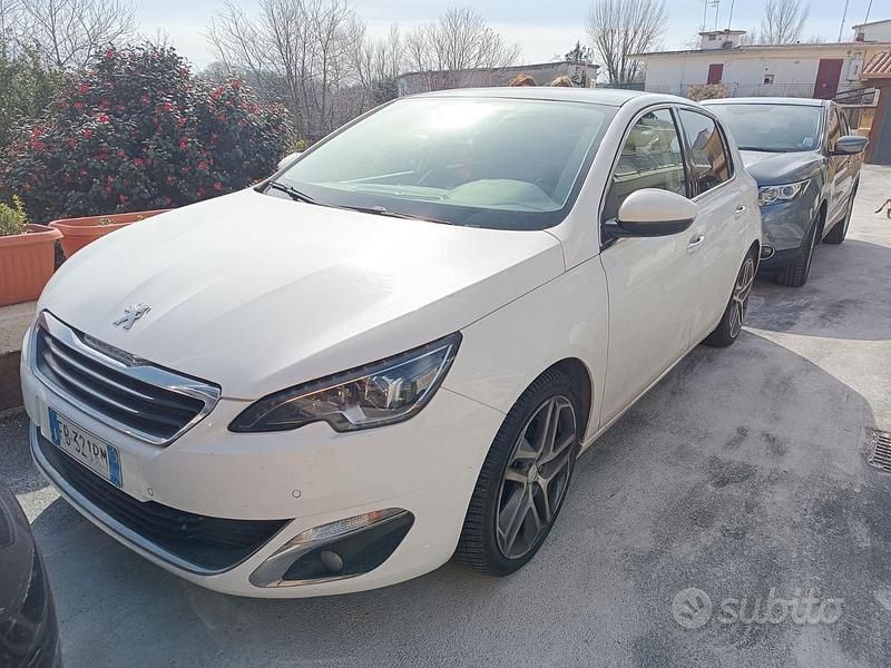 Usata Peugeot 308 Allure 120 CV (88 kW) 2015 Bianco Berlina