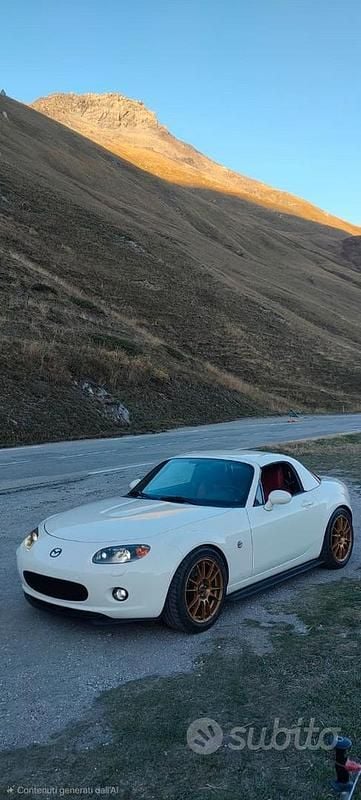 Usata Mazda MX5 160 CV (117 kW) 2007 Bianco Cabrio