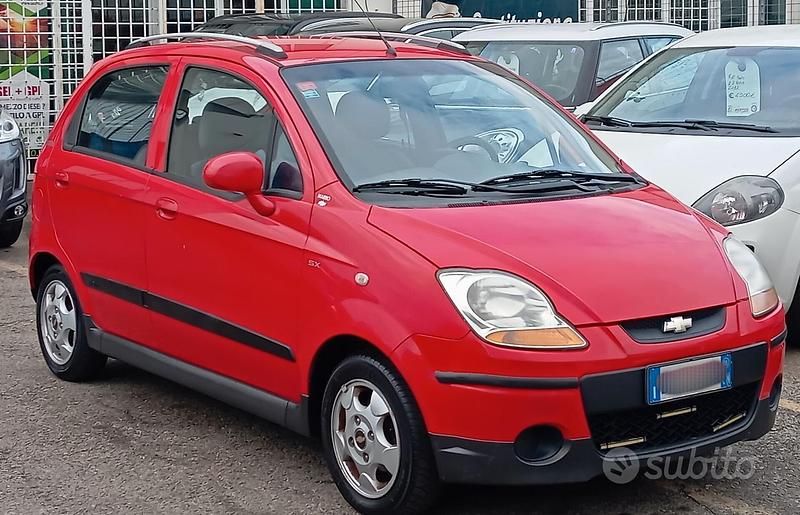 Usata Chevrolet Matiz 67 CV (49 kW) 2008 Rosso Utilitaria