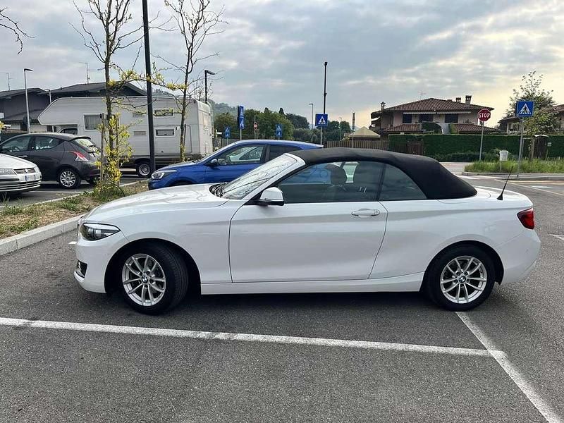 Usata BMW 218 Advantage 150 CV (110 kW) 2020 Bianco Cabrio