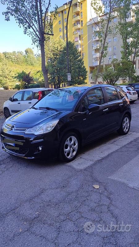 Usata Citroën C3 Exclusive 90 CV (66 kW) 2014 Nero Utilitaria