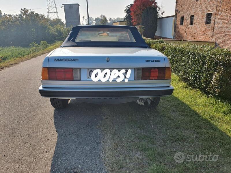 Usato 1986 Maserati Biturbo 2.0 Benzin 179 CV (36.000 €)