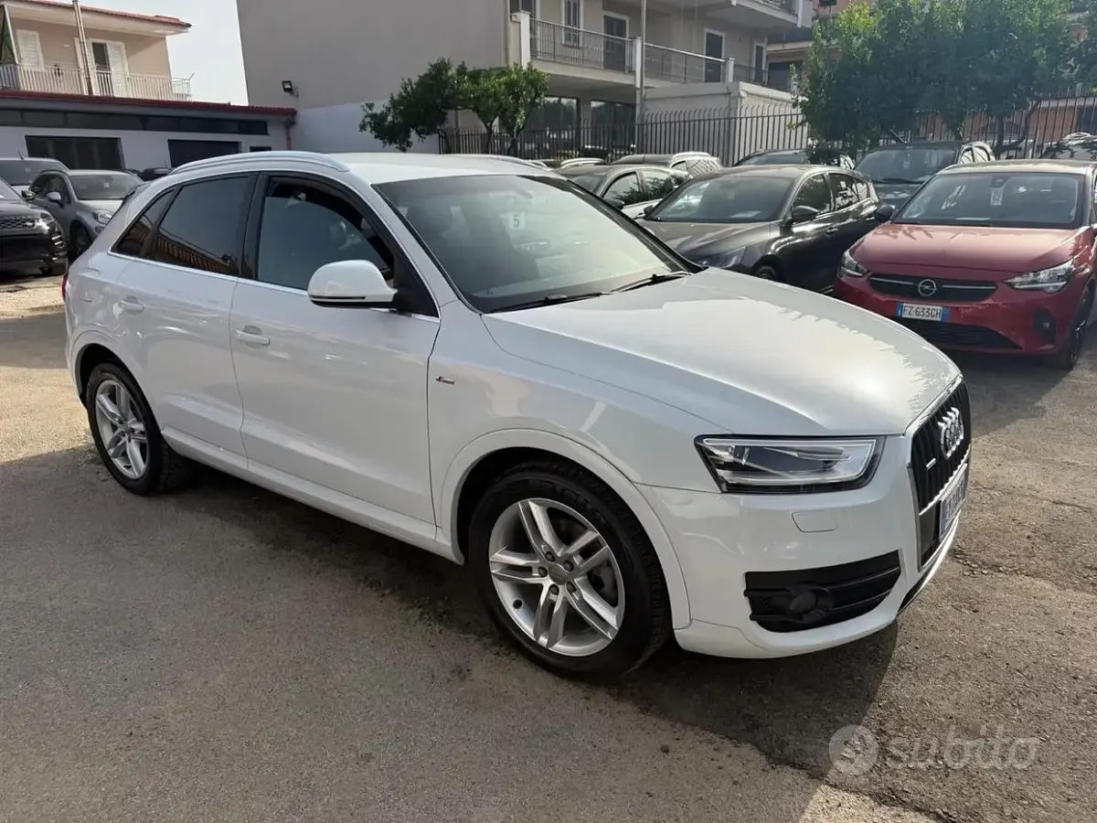 Usata Audi Q3 S-Line 177 CV (130 kW) 2015 Bianco SUV