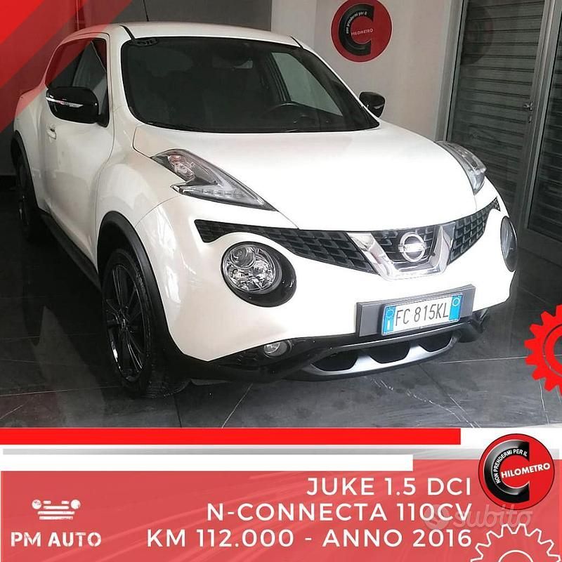 Usata Nissan Juke N-Connecta 110 CV (80 kW) 2016 Bianco SUV