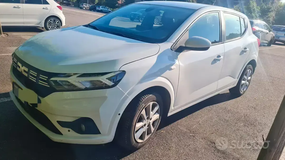 Usata Dacia Sandero 100 CV (73 kW) 2024 Bianco Utilitaria