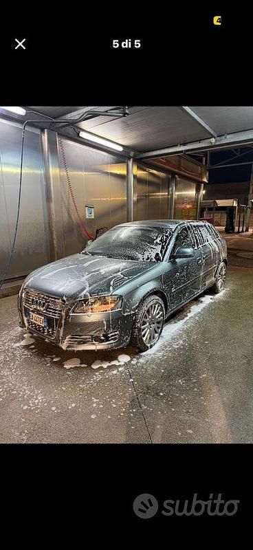 Usata Audi A3 105 CV (77 kW) 2010 Grigio Utilitaria