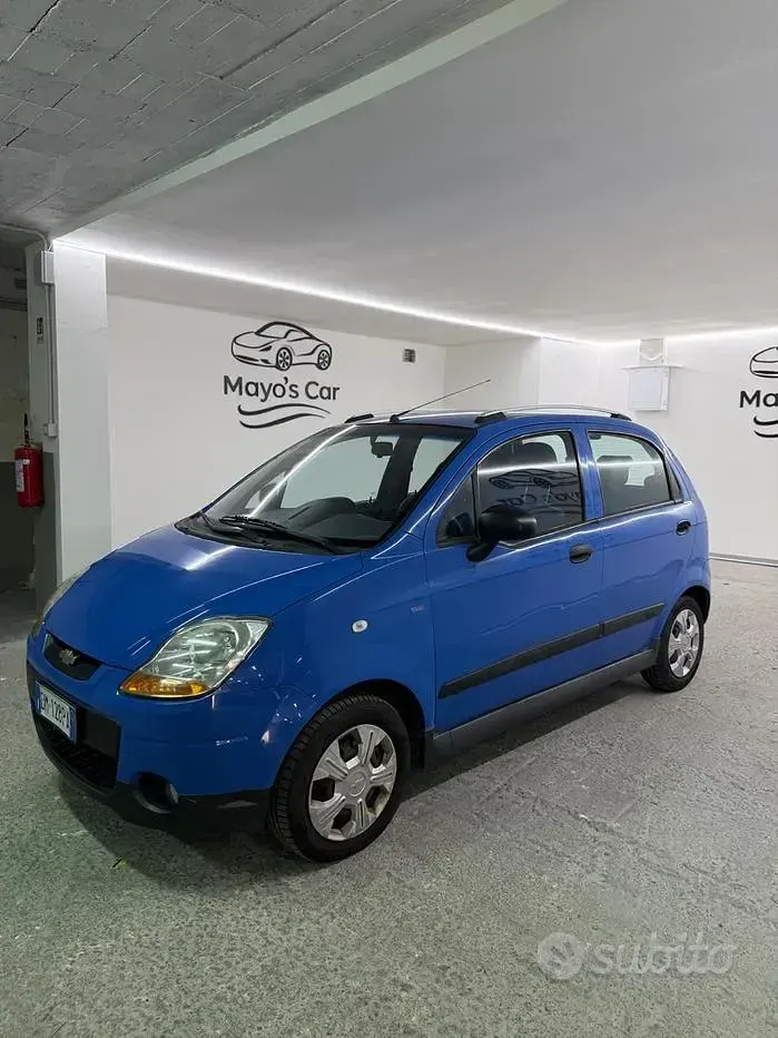 Usata Chevrolet Matiz 52 CV (38 kW) 2008 Blu Utilitaria