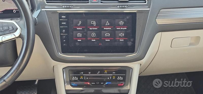 Usata VW Tiguan Allspace R-line 200 CV (147 kW) 2022 Nero SUV
