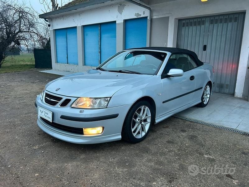 Usata Saab 9-3 Cabriolet Aero 210 CV (154 kW) 2004 Grigio Cabrio