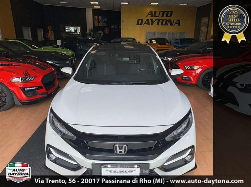 Usata Honda Civic Sport Plus 182 CV (133 kW) 2021 Bianco Berlina