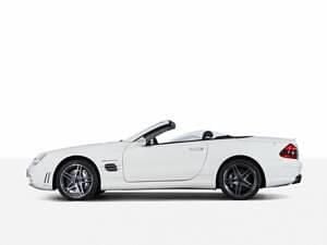 Usata Mercedes SL55 AMG AMG 517 CV (380 kW) 2006 Bianco Cabrio