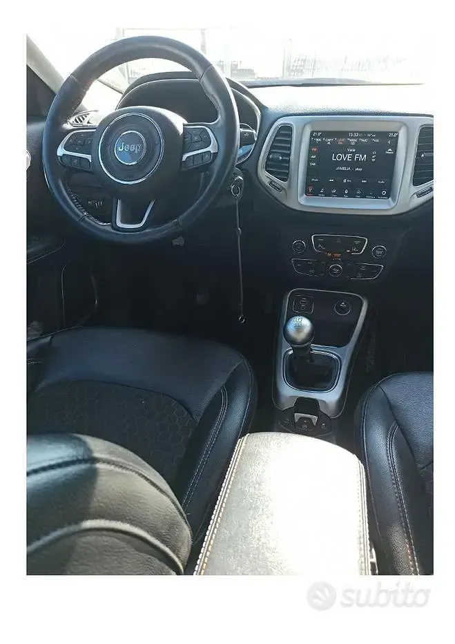Usata Jeep Compass 120 CV (88 kW) 2018 Bianco SUV